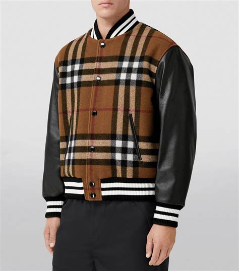 burberry 2 use leather jacket|Burberry bomber jacket women's.